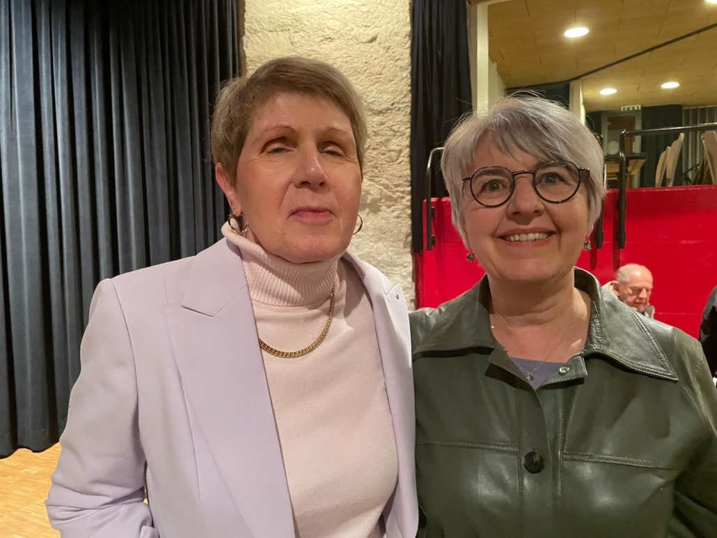 Verena Kuonen-Kohler et Elisabeth Baum Schneider ont partagé une vision inspirante pour la culture inclusive lors d'une soirée à Lausanne