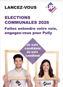 Affiche pour devenir candidat.e au conseil communal